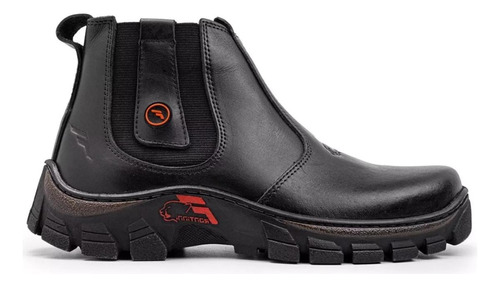 Botina Tratorada Bota Masculina Couro Palmilha Gel Adventure