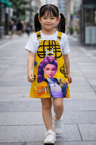 Jumper Overol K_pop De Moda Para El Verano Playera Overol