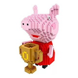 Peppa Pig Gigante  Mini Bloques Para Armar Micro Bricks