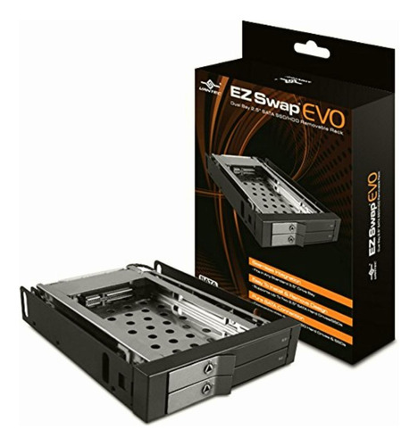 Vantec 2.5 Pulgadas Dual Bay Tray Sata Iii Rack Móvil 6g