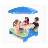 Mesa Con Sombrilla Niños Littletikes*enviogratis