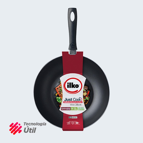 Wok 28 Cm Antiadherente Just Cook - Ilko