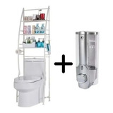 Mueble Organizador De Baño Rack Taza + Dispensador Jabon