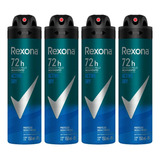 Kit 4 Desodorantes Rexona Men Antitranspirante Active 150ml