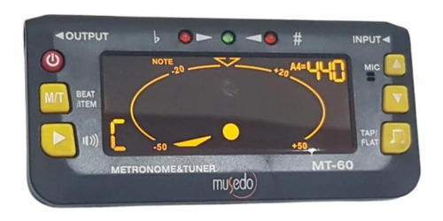 Afinador Musedo Mt-60 Con Metronomo