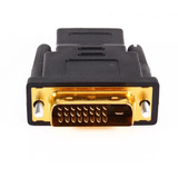 Adaptador Conector Dvi Digital Macho 24+1 Para Hdmi Fêmea