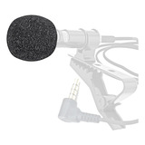 Espuma Proteção Para Microfone De Lapela Mini Preto