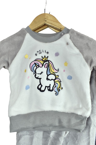 Pijama Polar Ultra Suave Bebe Niña Niño Unicornio