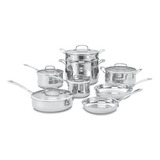 Set De Cocina Cuisinart Contour Stainless 13 Piezas.