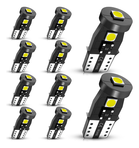 T10 194 Bombilla Led Luces Interiores De Coche Sealight