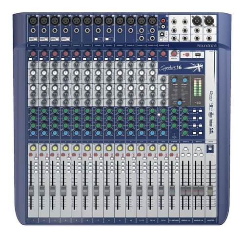 Consola Mixer Soundcraft Signature 16 Efectos Prm