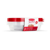 3pz Recipiente-tapa Alimentos Rubbermaid® Plástico, 4.0 Tz