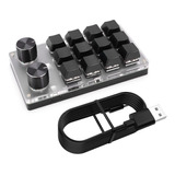 Teclado Mecánico Programable Macro Compatible Con Bluetooth