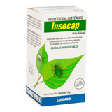 Insecticida Sistemico Insecap 15 Capsulas  Hojarasca Plantas