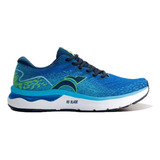 Zapatillas Maraton Running Hombre Rs Blade 1007 Azul-vde Ras