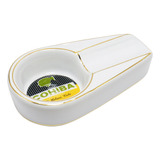 Cinzeiro De Porcelana Cohiba Branco - Da Mata