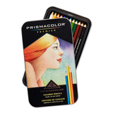 12 Lapices De Colores Prismacolor, Caja De Madera (xm (ieet)