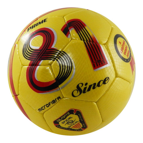 Bola Dalponte 81 Futebol Prime Futsal Amarelo Ginásio Quadra