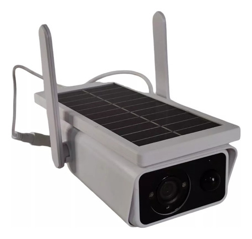 Camara Wifi Seguridad Solar Recargable 1080p Visión Nocturna