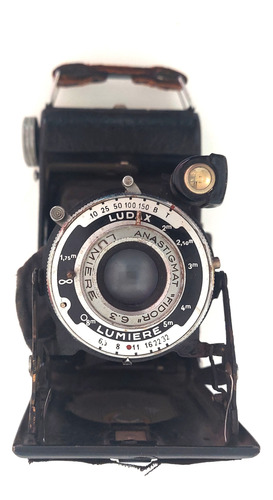 Camara Antigua Lumiere Ludax-anastigmat Fidor 6.3cm-1935