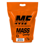 Hipercalorico Mass Quality 2,7kg Musclefull Lançamento Sabor Chocolate