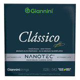 Cordas Para Violão Nylon Giannini Classico Nanotec Revestida