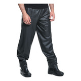 Calça De Chuva Em Pvc 100% Impermeável Moto Motoqueiro