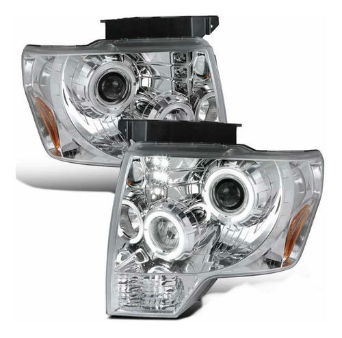 Faros Ford Lobo F150 2009 2008 2010 2012 2014 Led Lupa Drl