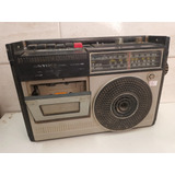 N°2461 Antigo Rádio Gravador Sanyo M2432 Rn - Não Funciona