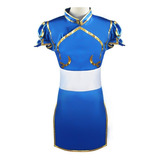 Juego Street Fighter Chun-li Cosplay Disfraz Chun Li Peluca