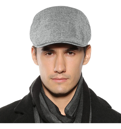 Boina Plana Hombre Gorro Vintage Gorra Clásica Ajustable