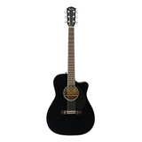 Guitarra Acústica Fender Cc-60sce Con Corte De Concierto, Ga