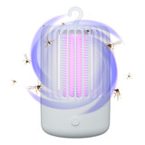 Lampara Insectocutor Usb Repelente Potente Luz Uv Silenciosa Color Blanco