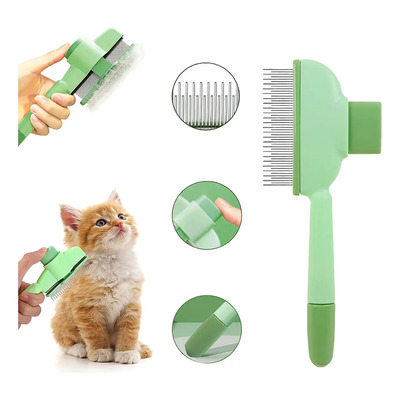 Luzmascota Cepillo Para Gatos Perros,cepillo Para Mascotas, Masajear Y Limpiar El Cabello De Gatos Y Perros Mascotas,peinar Profundamente Y Eliminar El Pelo Flotante. | MercadoLibre