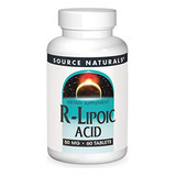 Source Naturals Ácido R-lipoico 50 Mg, 60 Tabletas