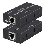 Extensor Hdmi Hasta 60 Metros, Por Lan Cat 6