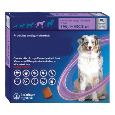 Next Masticable Morado Perros 15.1-30 Kg, 3 Tabletas | Envío gratis