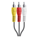 Extensión Audio Y Video 3 Plug Rca Plug Estéreo 3,5 11-1062