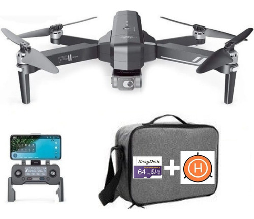 Drone Sjrc F11s 3km 4k Pro Gps 5g 2eixos 26min +case Nf