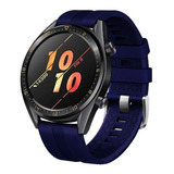 Pulseira Silicone Watch Gt Gt2 Gtr Amazfit Galaxy 22mm Cor Azul-marinho