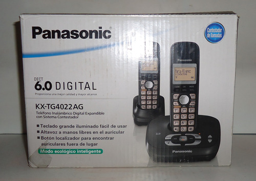 Teléfono Inalambrico Panasonic Duo C/ Contestador Automatico