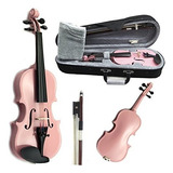Cielo Nuevo Violin Para Niños Tamaño 1/16 Color Rosa