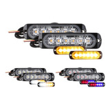 2 Estrobo Codigo 6 Led Slim 26 Funciones Escolta Patrulla F1