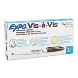 Marcador De Borrado - Expo Vis-a-vis Wet-erase Marker, Fine 