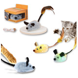 Raton Automático, Juguete Para Gato Interactivo Con Sensor 
