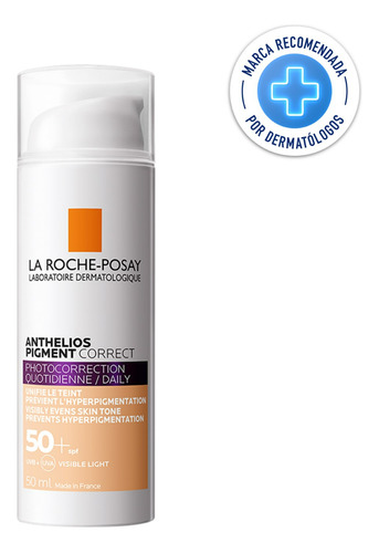 La Roche-posay Anthelios Pigment Correct Protector Solar En Crema Fps50+ 50ml