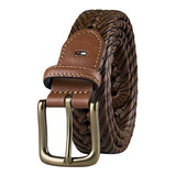 Cinturón Trenzado Tommy Hilfiger Para Hombre, Saddle, Talla 