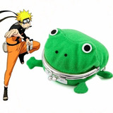 Monedero De Ranita Verde De Peluche! Uzumaki Naruto!!