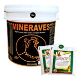 Mineraves Suplemento 5kg C/ 2 Imunoaves Aves Galinha Frango 