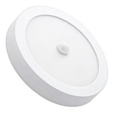 Foco Led Sobrepuesto 18w Con Sensor Movimiento Luz Fria